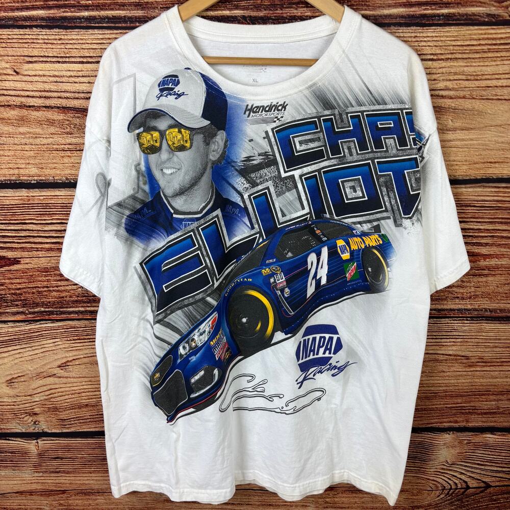 Y2k Chase Elliot Nascar Racing All Over Print T-shirt